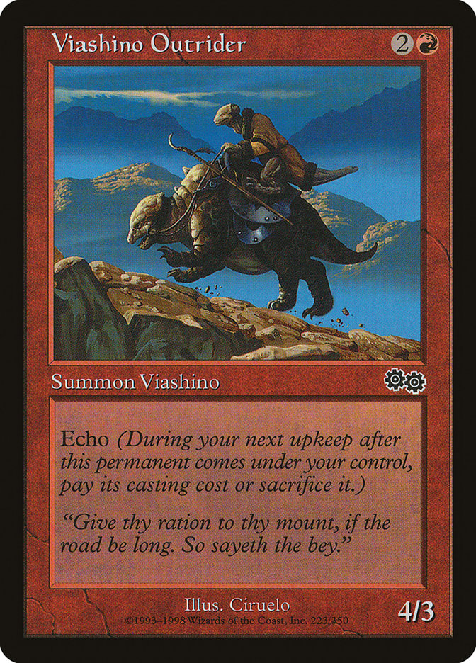 Viashino Outrider [Urza's Saga] (USG 223)