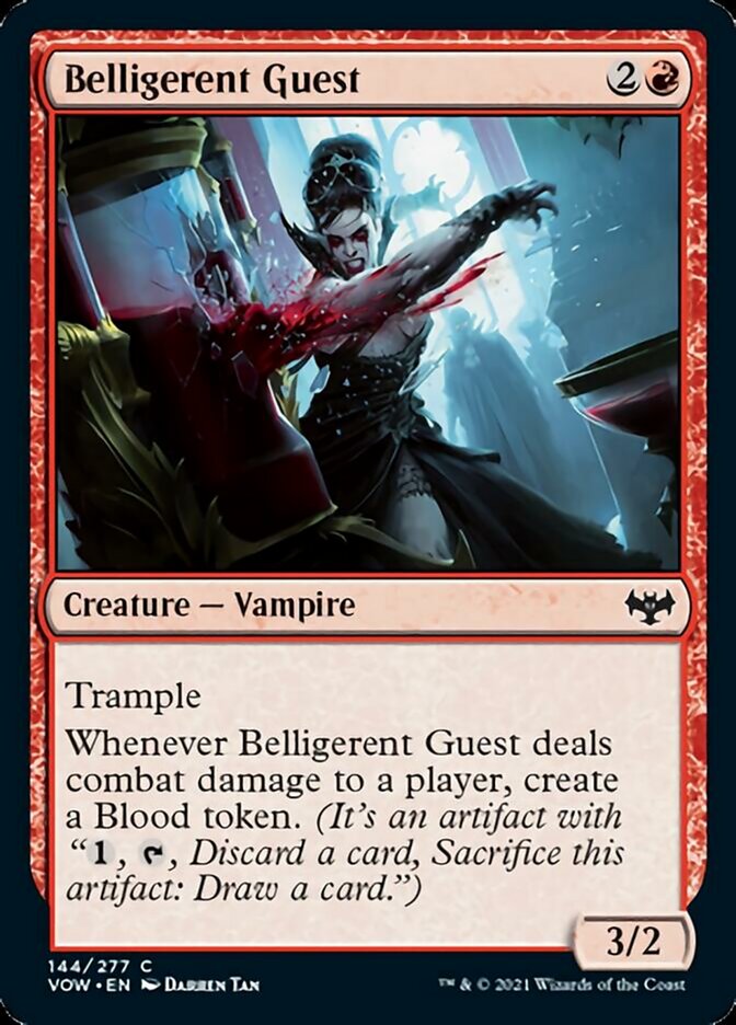 Belligerent Guest [Innistrad: Crimson Vow] (VOW 144)