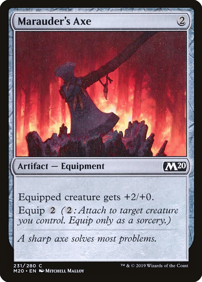 Marauder's Axe [Core Set 2020] (M20 231)