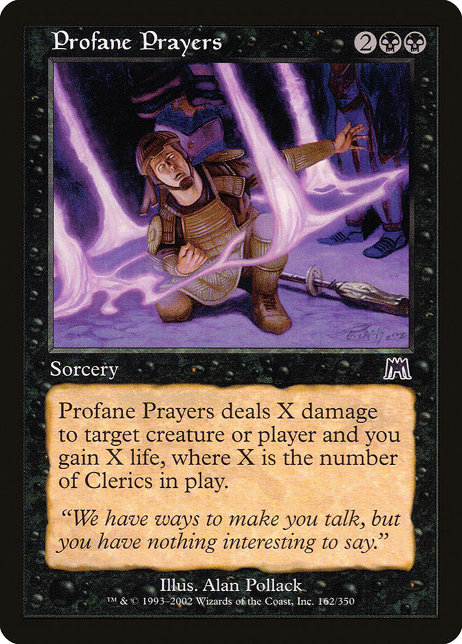 Profane Prayers [Onslaught] (ONS 162)