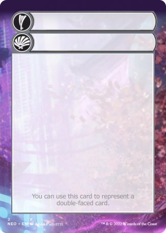 Helper Card (2/9) [Kamigawa: Neon Dynasty Tokens] (TNEO 2)