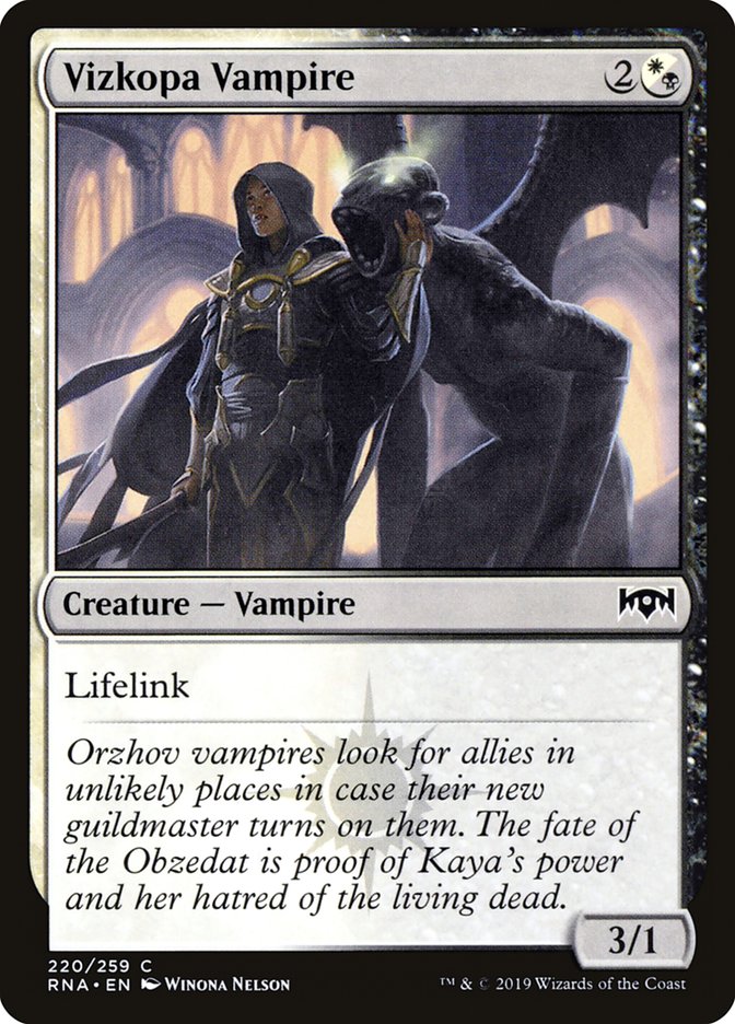 Vizkopa Vampire [Ravnica Allegiance] (RNA 220)