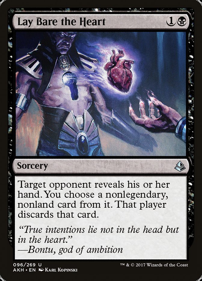 Lay Bare the Heart [Amonkhet] (AKH 96)