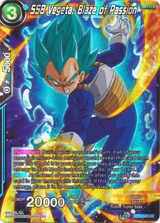 SSB Vegeta, Blaze of Passion [BT10-040]