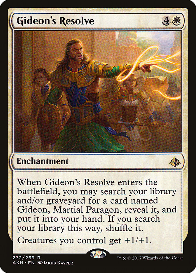 Gideon's Resolve [Amonkhet] (AKH 272)