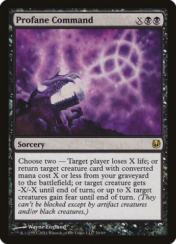 Profane Command [Duel Decks: Ajani vs. Nicol Bolas] (DDH 70)