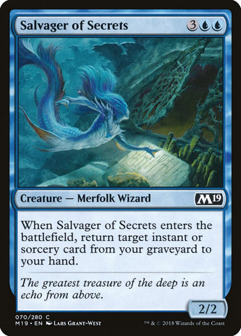 Salvager of Secrets [Core Set 2019] (M19 70)