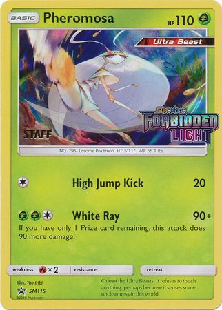 Pheromosa (Staff Prerelease Promo) (SM115) [Sun & Moon: Black Star Promos]