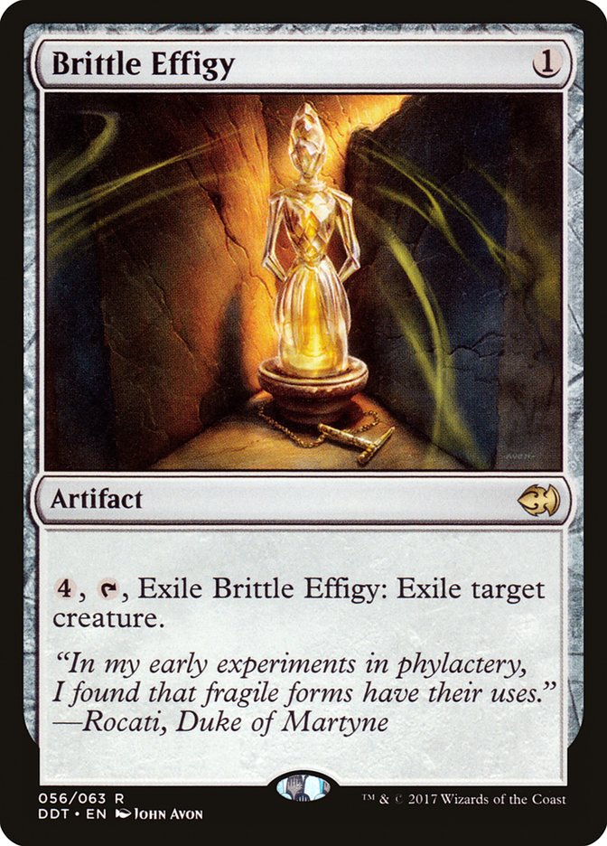 Brittle Effigy [Duel Decks: Merfolk vs. Goblins] (DDT 56)
