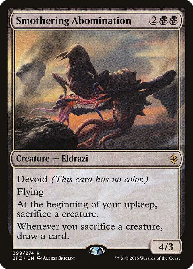 Smothering Abomination [Battle for Zendikar] (BFZ 99)