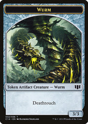 Wurm (032/036) // Goat Double-sided Token [Commander 2014 Tokens] (TC14 32)
