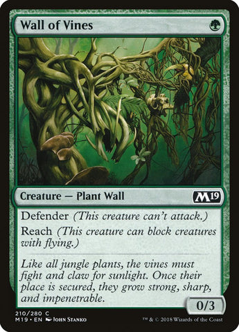 Wall of Vines [Core Set 2019] (M19 210)