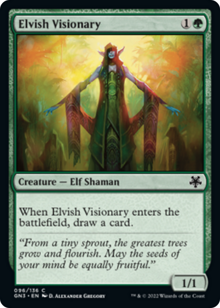 Elvish Visionary [Game Night 2022]