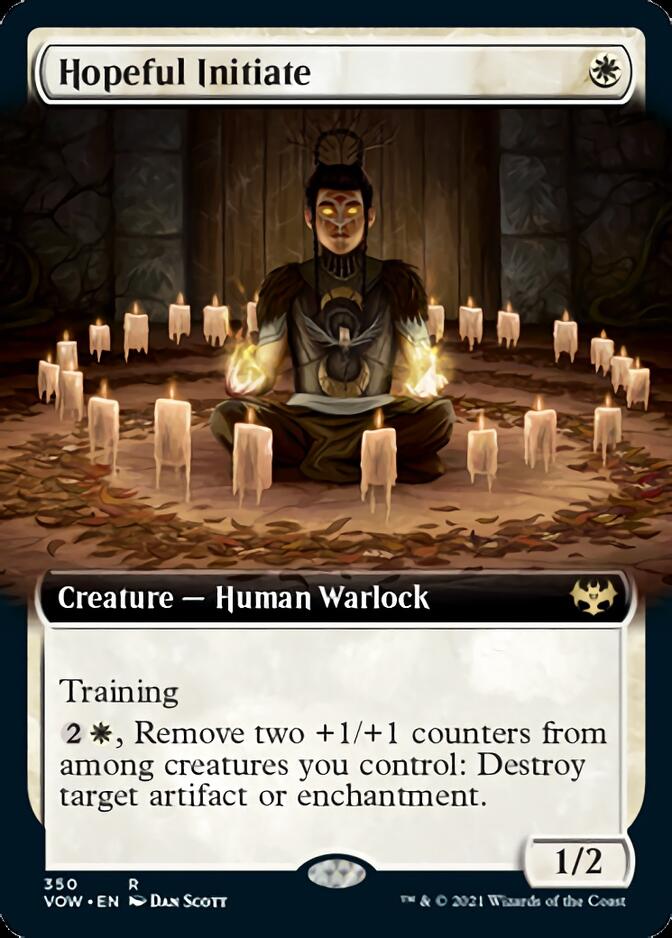Hopeful Initiate (Extended) [Innistrad: Crimson Vow] (VOW 350)