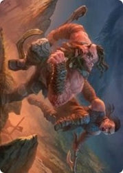 Dwarven Reinforcements Art Card [Kaldheim: Art Series] (AKHM 134)