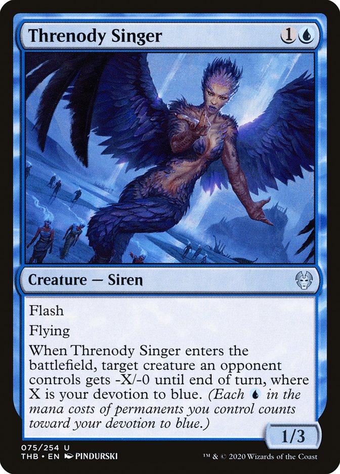 Threnody Singer [Theros Beyond Death] (THB 75)