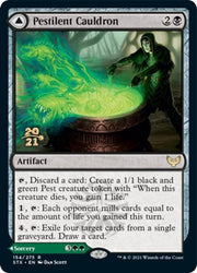 Pestilent Cauldron // Restorative Burst [Strixhaven: School of Mages Prerelease Promos] (PSTX 154)