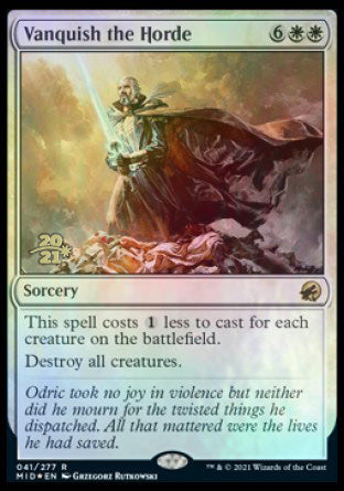 Vanquish the Horde [Innistrad: Midnight Hunt Prerelease Promos] (PMID 41)