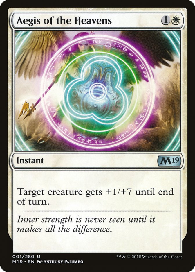 Aegis of the Heavens [Core Set 2019] (M19 1)