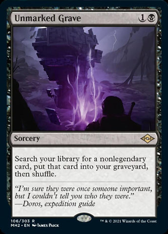 Unmarked Grave [Modern Horizons 2] (MH2 106)