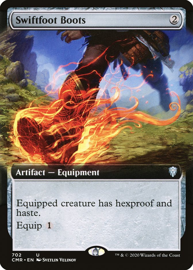 Swiftfoot Boots (Extended Art) [Commander Legends] (CMR 702)