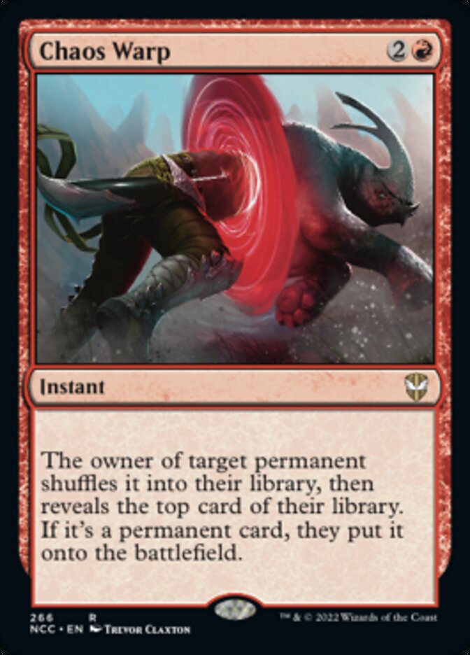 Chaos Warp [Streets of New Capenna Commander] (NCC 266)