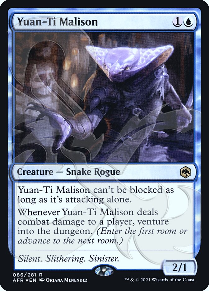 Yuan-Ti Malison (Ampersand Promo) [Dungeons & Dragons: Adventures in the Forgotten Realms Promos] (PAFR 86A)