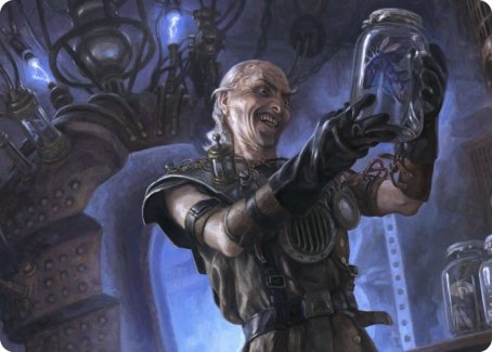 Delver of Secrets Art Card [Innistrad: Midnight Hunt Art Series] (AMID 21)