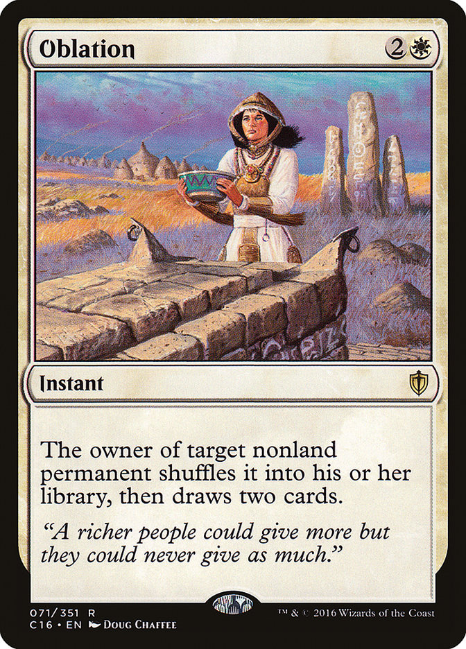 Oblation [Commander 2016] (C16 71)