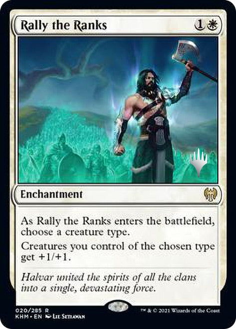 Rally the Ranks [Kaldheim Promo Pack] (PKHM 20)