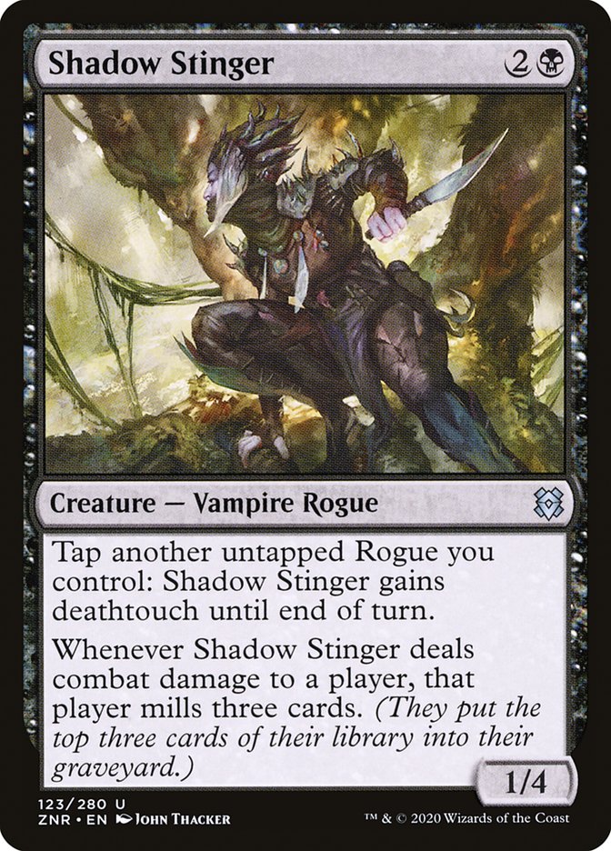 Shadow Stinger [Zendikar Rising] (ZNR 123)
