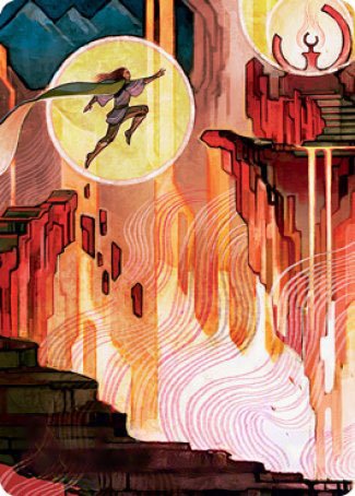 Thrill of Possibility Art Card [Strixhaven: School of Mages Art Series] (ASTX 78)