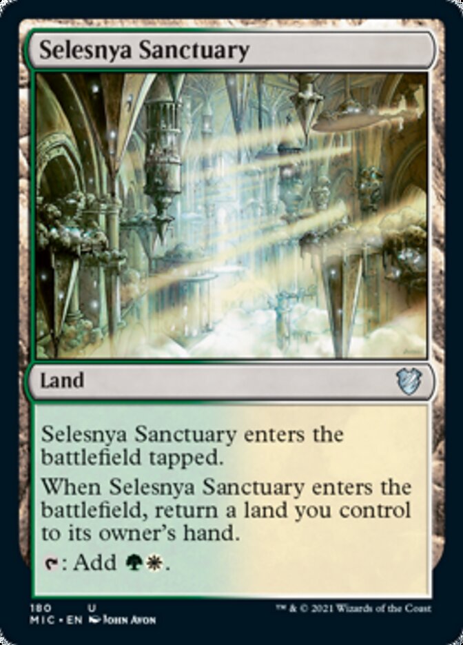 Selesnya Sanctuary [Innistrad: Midnight Hunt Commander] (MIC 180)