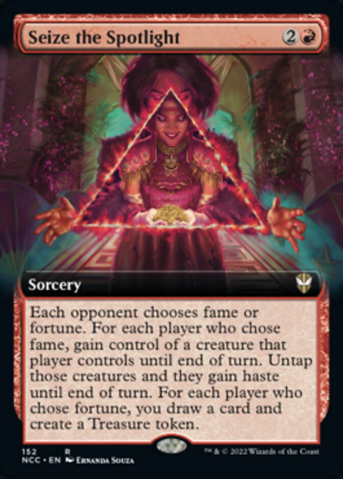Seize the Spotlight (Extended Art) [Streets of New Capenna Commander] (NCC 152)