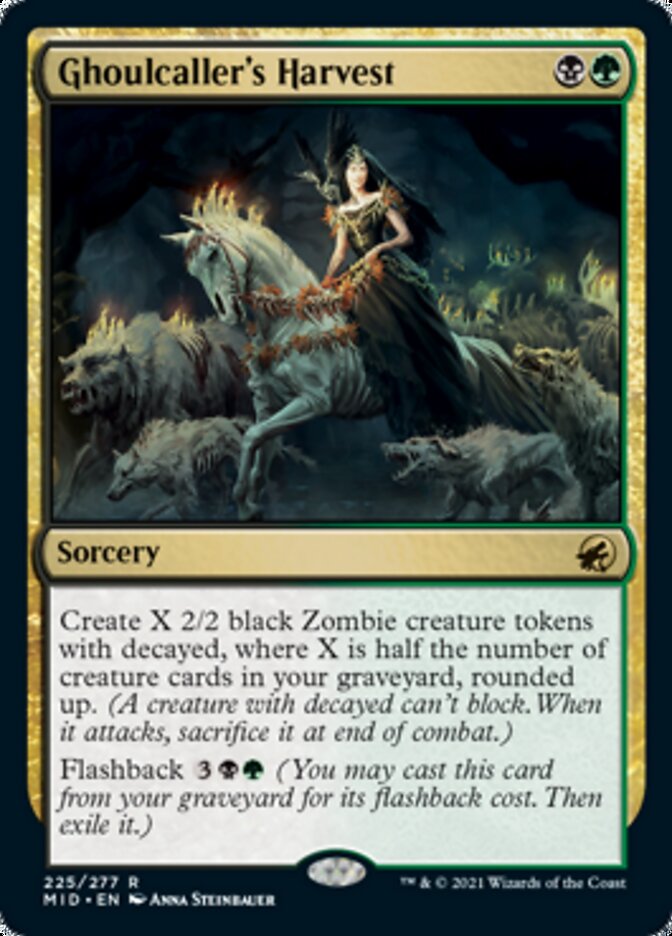 Ghoulcaller's Harvest [Innistrad: Midnight Hunt] (MID 225)