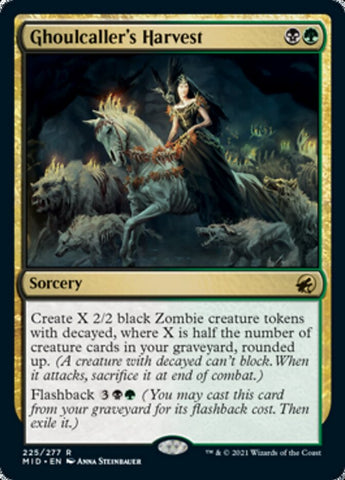 Ghoulcaller's Harvest [Innistrad: Midnight Hunt] (MID 225)