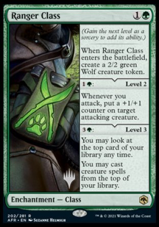 Ranger Class (Promo Pack) [Dungeons & Dragons: Adventures in the Forgotten Realms Promos] (PAFR 202)
