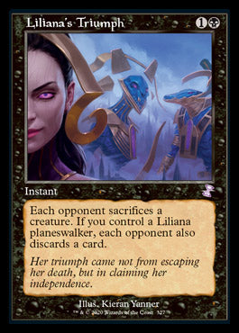 Liliana's Triumph (Timeshifted) [Time Spiral Remastered] (TSR 327)