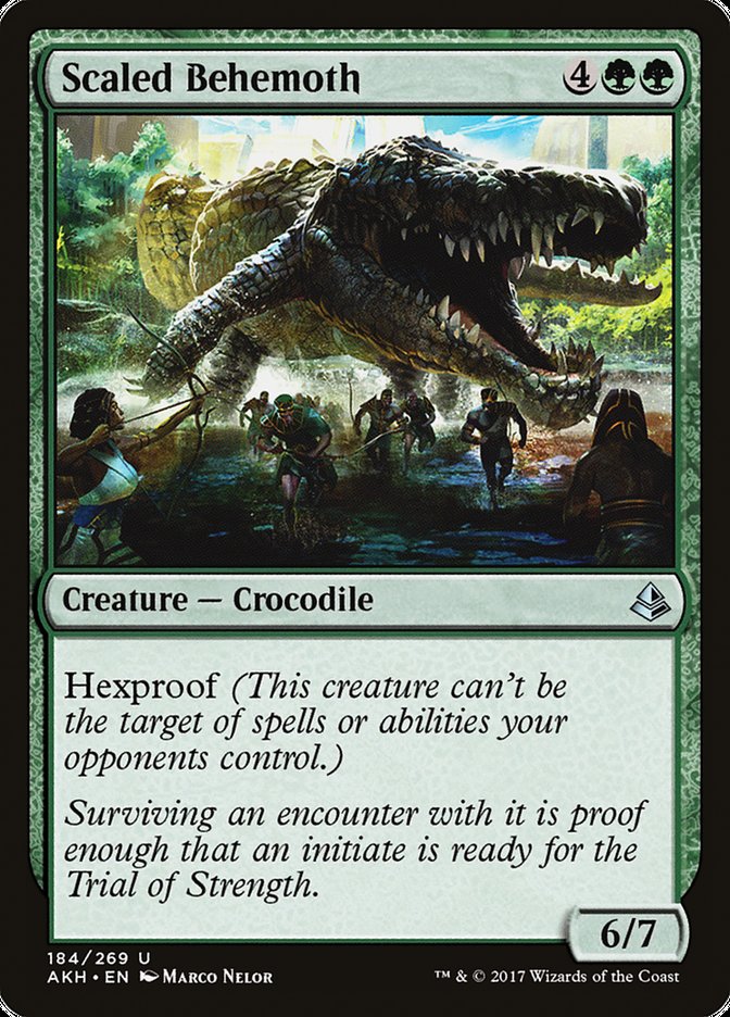 Scaled Behemoth [Amonkhet] (AKH 184)