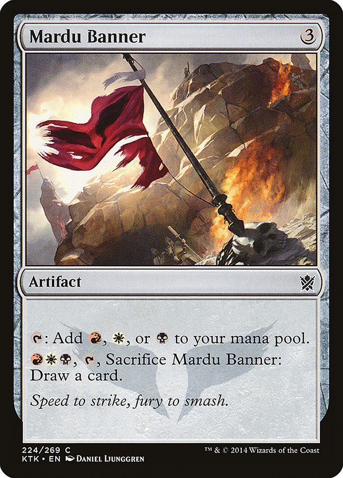 Mardu Banner [Khans of Tarkir] (KTK 224)