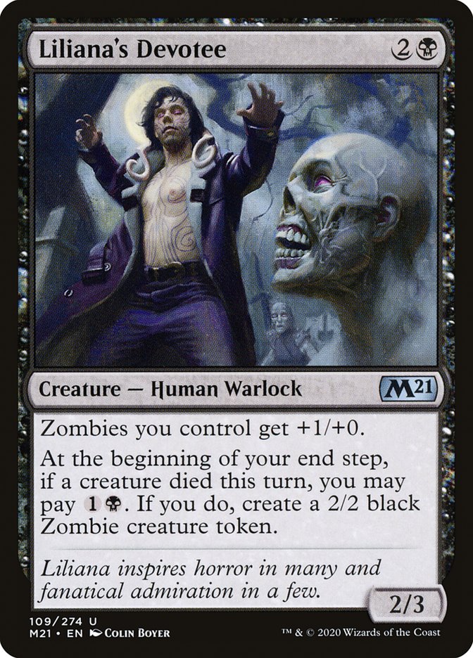 Liliana's Devotee [Core Set 2021] (M21 109)