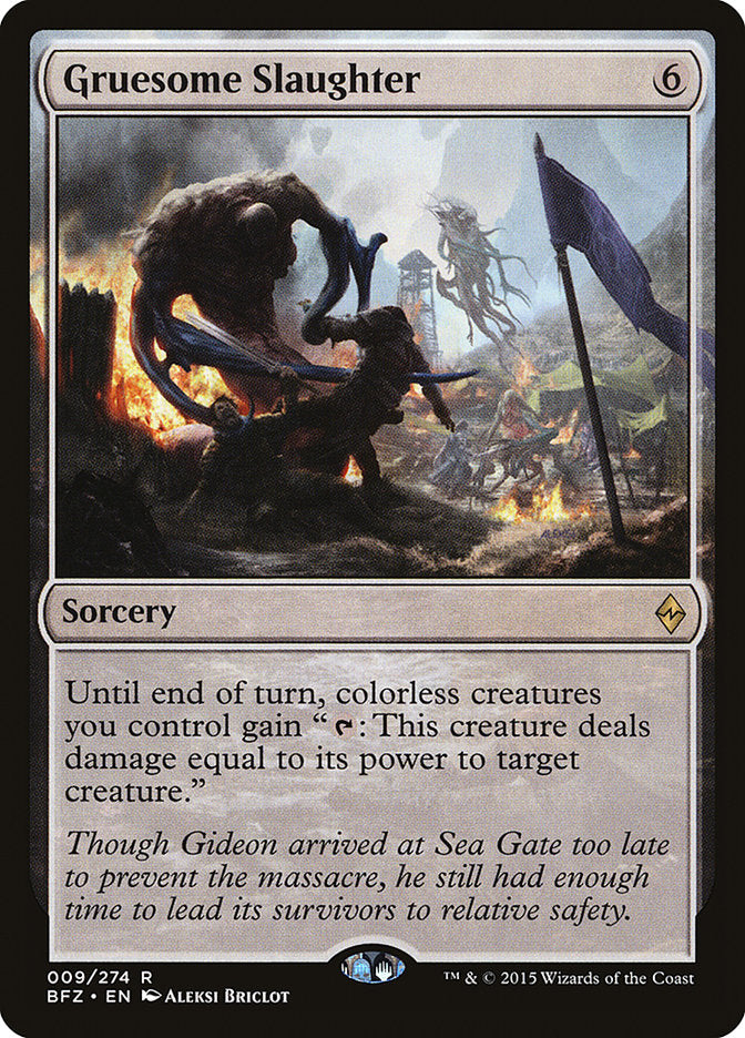 Gruesome Slaughter [Battle for Zendikar] (BFZ 9)