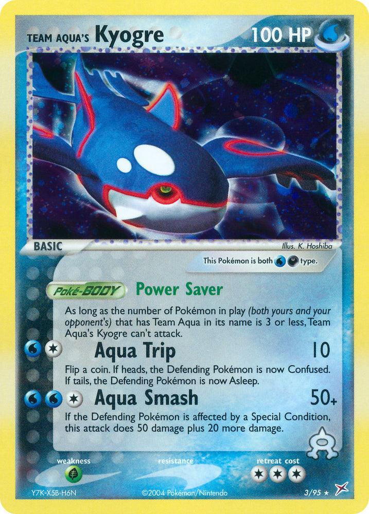 Team Aquas Kyogre (EX Team Magma vs Team Aqua) (3/95) [Theme Deck Exclusives]