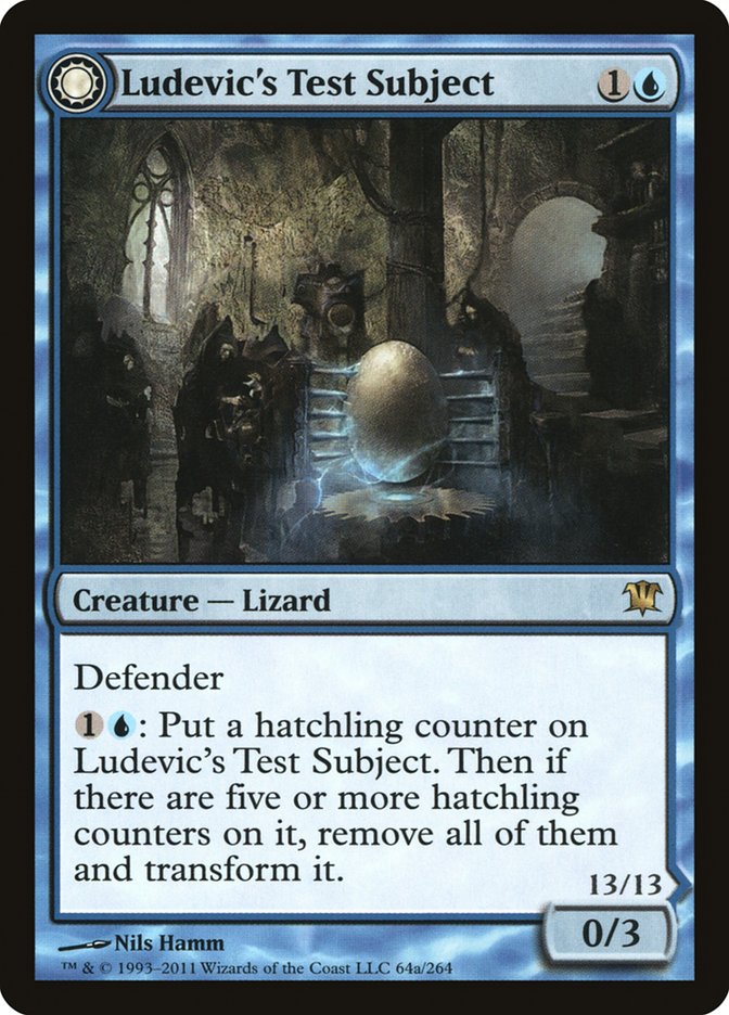Ludevic's Test Subject // Ludevic's Abomination [Innistrad] (ISD 64)