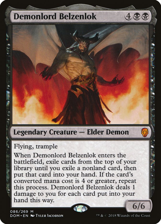 Demonlord Belzenlok [Dominaria] (DOM 86)