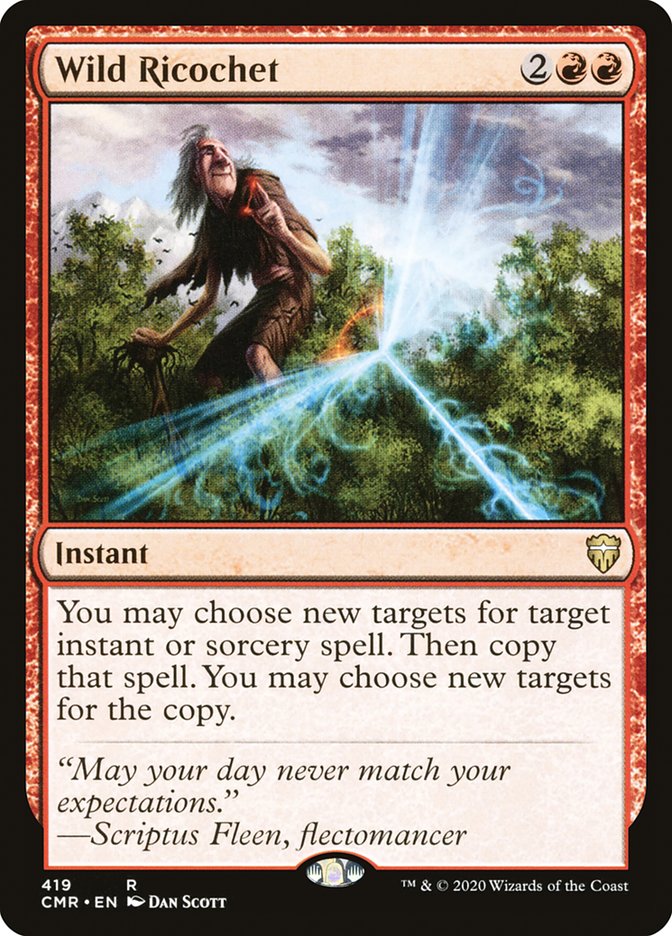 Wild Ricochet [Commander Legends] (CMR 419)