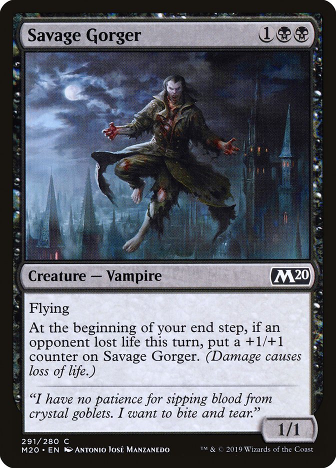 Savage Gorger [Core Set 2020] (M20 291)