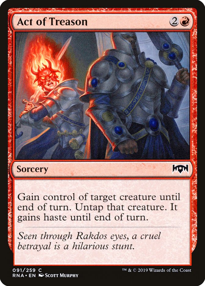 Act of Treason [Ravnica Allegiance] (RNA 91)