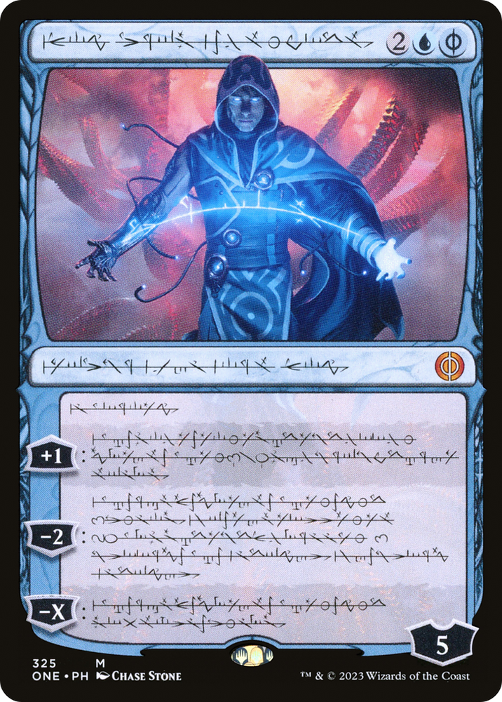 Jace, the Perfected Mind (Phyrexianized) [Phyrexia: All Will Be One]