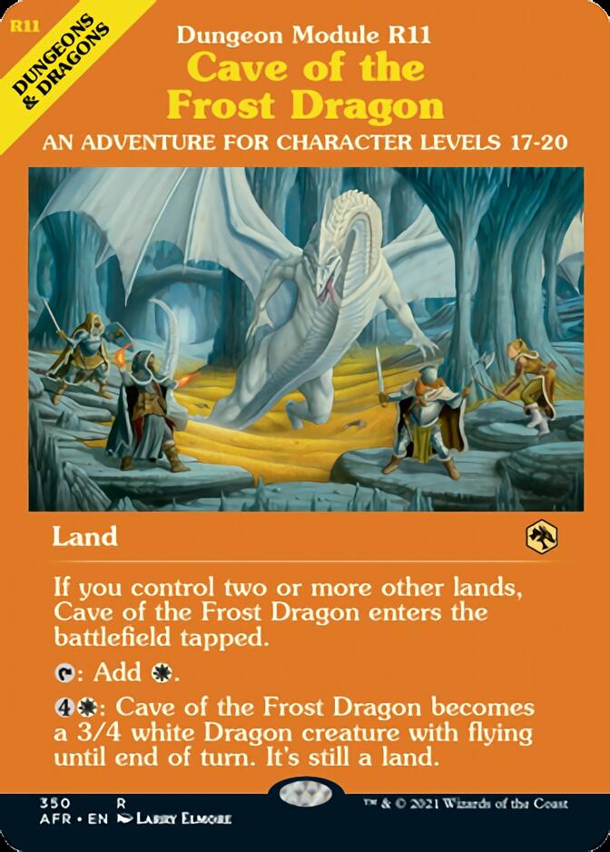 Cave of the Frost Dragon (Dungeon Module) [Dungeons & Dragons: Adventures in the Forgotten Realms] (AFR 350)